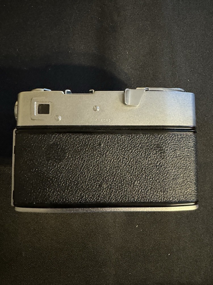 Cavalier EE Auto 35mm Rangefinder Film Camera w Leather Case AS IS UNTESTED
