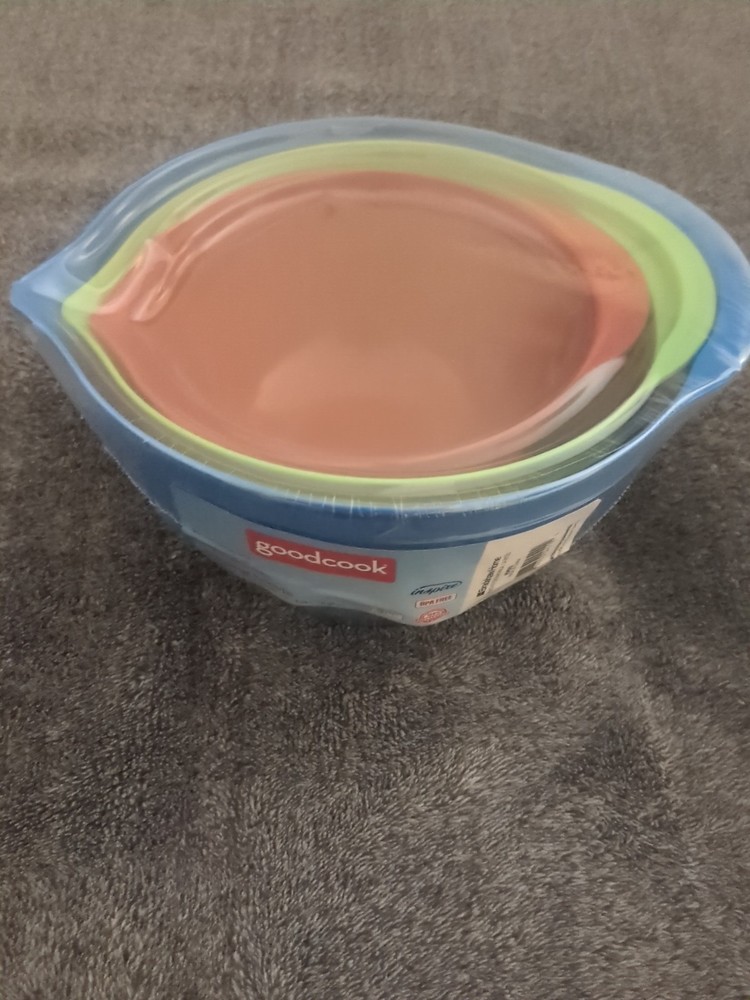 GoodCook®️ 3pc Mixing Bowl Set