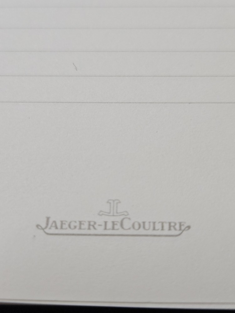 Jaeger Le Coultre Notepad Diary