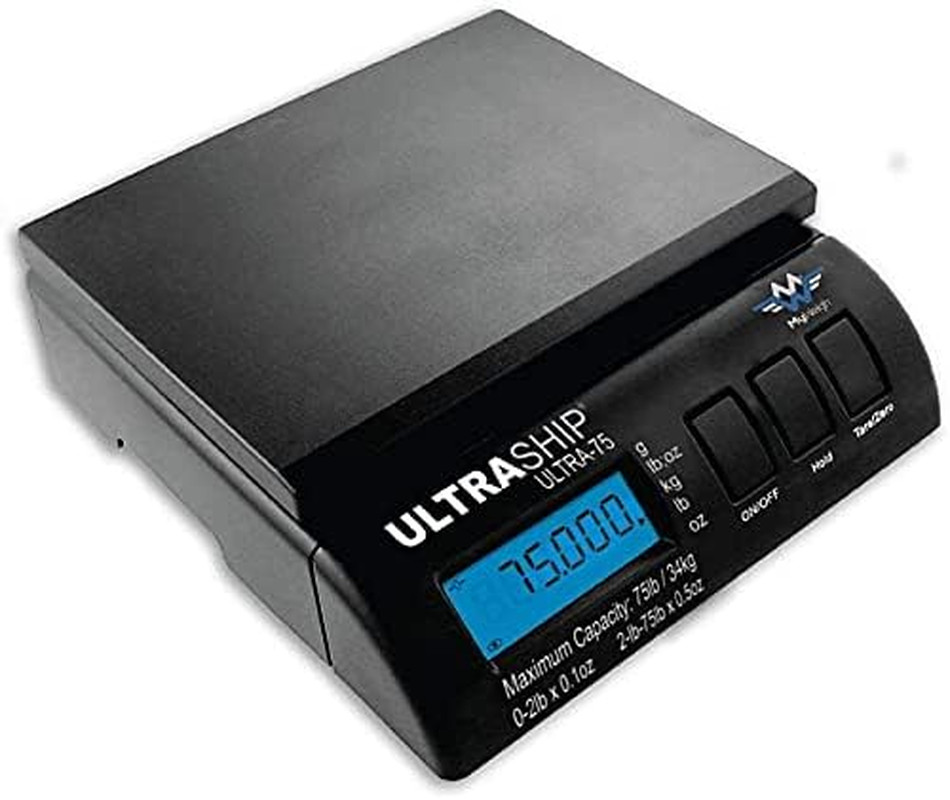 Ultraship 75 Lb Electronic Digital Shipping Kitchen Scale