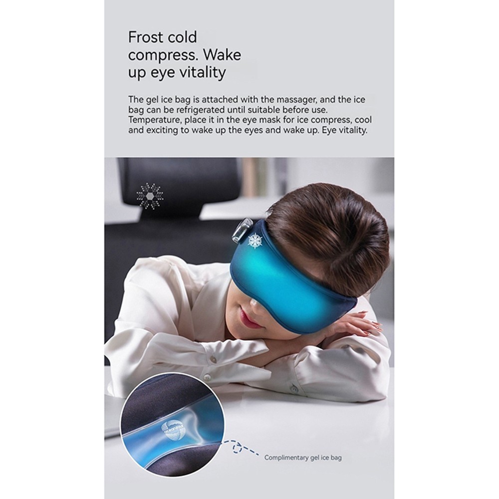 Smart Bluetooth Connection Heated Vibrating Massage Eye Massager