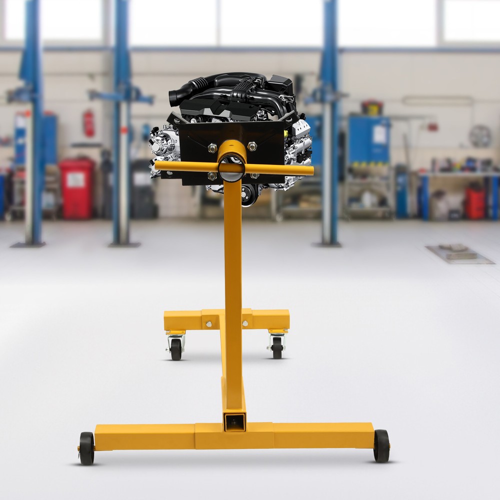 Folding Engine Stand Vehicle Engine Block Stand 360 Degree Head 1000 LBS