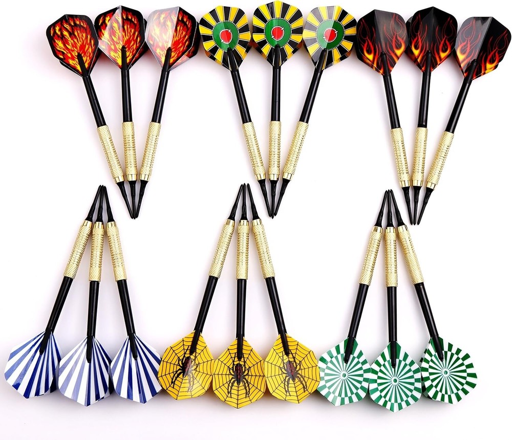 18pcs Soft Tip Darts for Electronic Dartboard Plastic Point Dart, Standard Dart