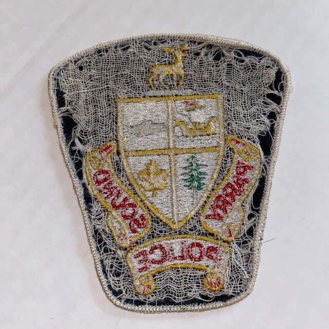 Parry Sound Ontario Canada Police Patch