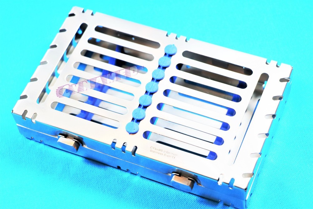 STERILIZATION CASSETTE FOR 7 INSTRUMENTS DENTAL STERILIZATION GERMAN PREMIUM