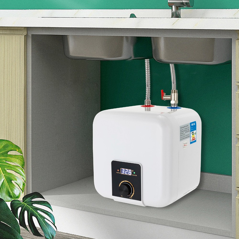 Electric Water Heater 1500W, Water Heater with 8L/2.11Gal Tanks+LED Display