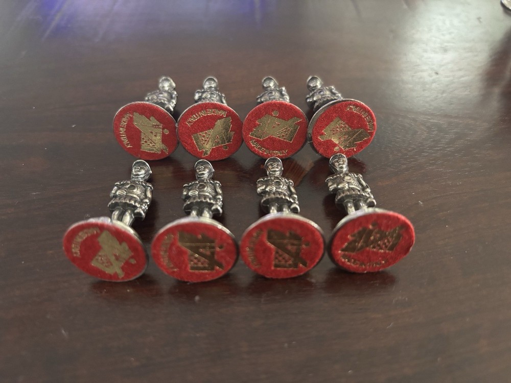 Vintage Italfama Camelot Metal Chess Pieces Missing Three