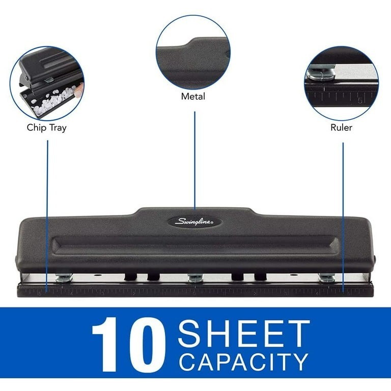 Swingline Desktop Stapler 3-Hole Punch Set