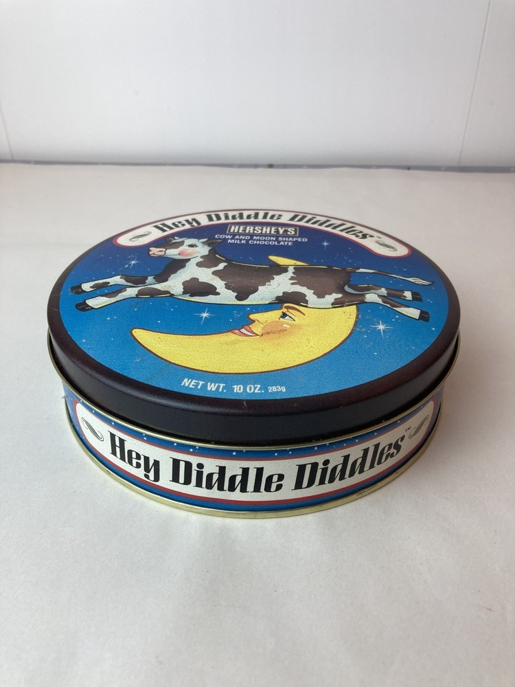 Hershey's Collectors Tin Hey Diddle Diddle Round Tin