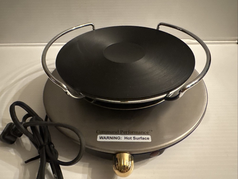 Cuisine Command Performance MK-336 1200W Portable Single Buffet Electric Burner