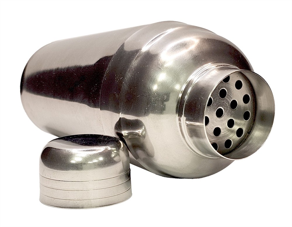 Home Brew Ohio Stainless Steel Personal Cocktail Shaker Jigger & Double Walled