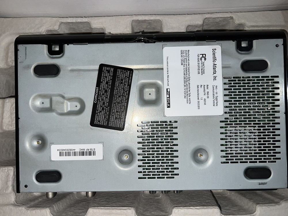 Comcast Xfinity CABLE TV BOX Cisco RNG100 , Please Read