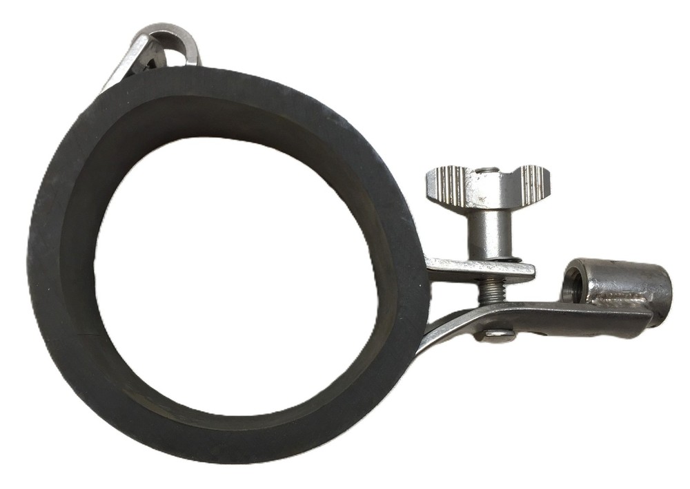 Unbranded 4-1/2" Rubber Lined 304SS Clamp USED