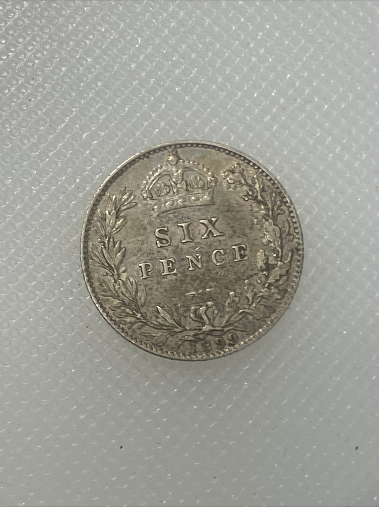 1899 Great Britain 6 Pence AA
