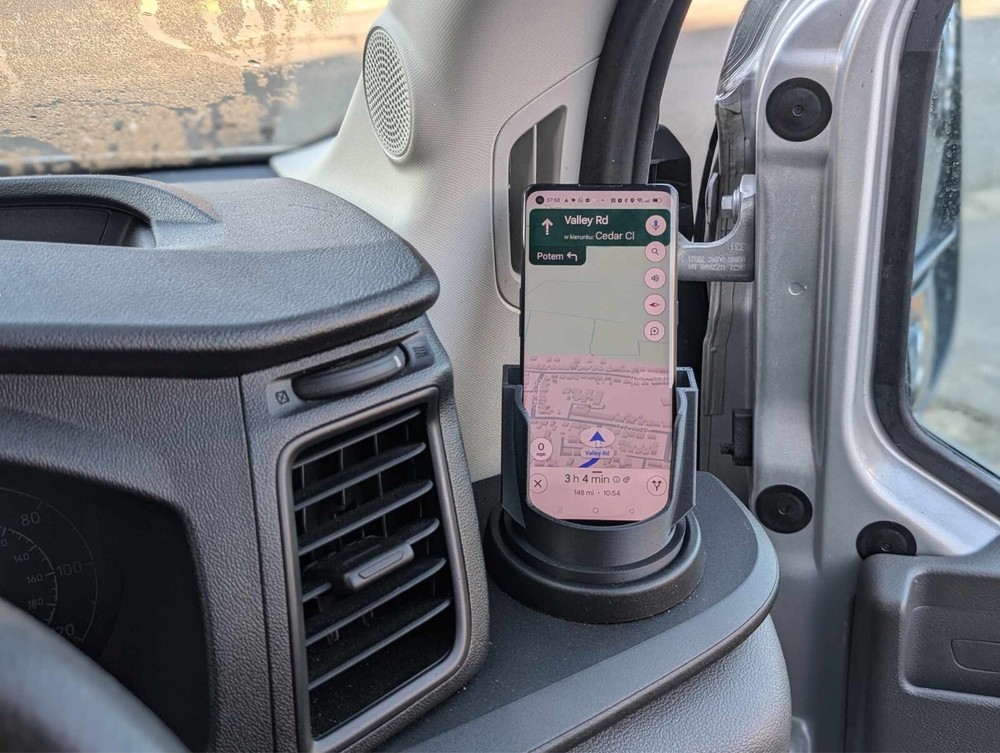 Phone / Cup Holder for Ford Transit Custom 2013 onwards