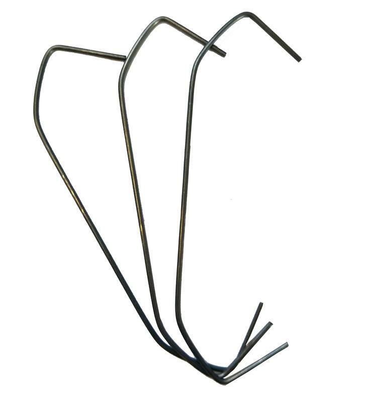 Powder Coating Hooks - V Hooks .062 x 4" (50 Hooks) Up to 9 LBS!