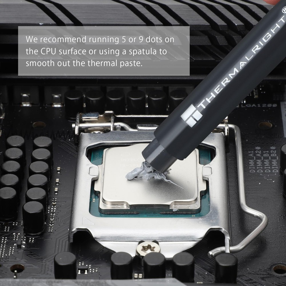 TF7 8 Grams Thermal Paste CPU/GPU 12.8W/m.k Compound Cooler Heatsink Scraper