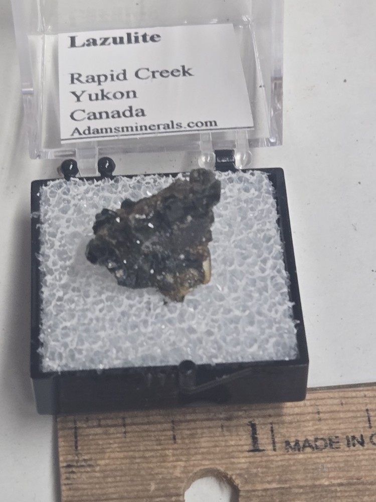 Rare blue Lazulite Thumbnail specimen