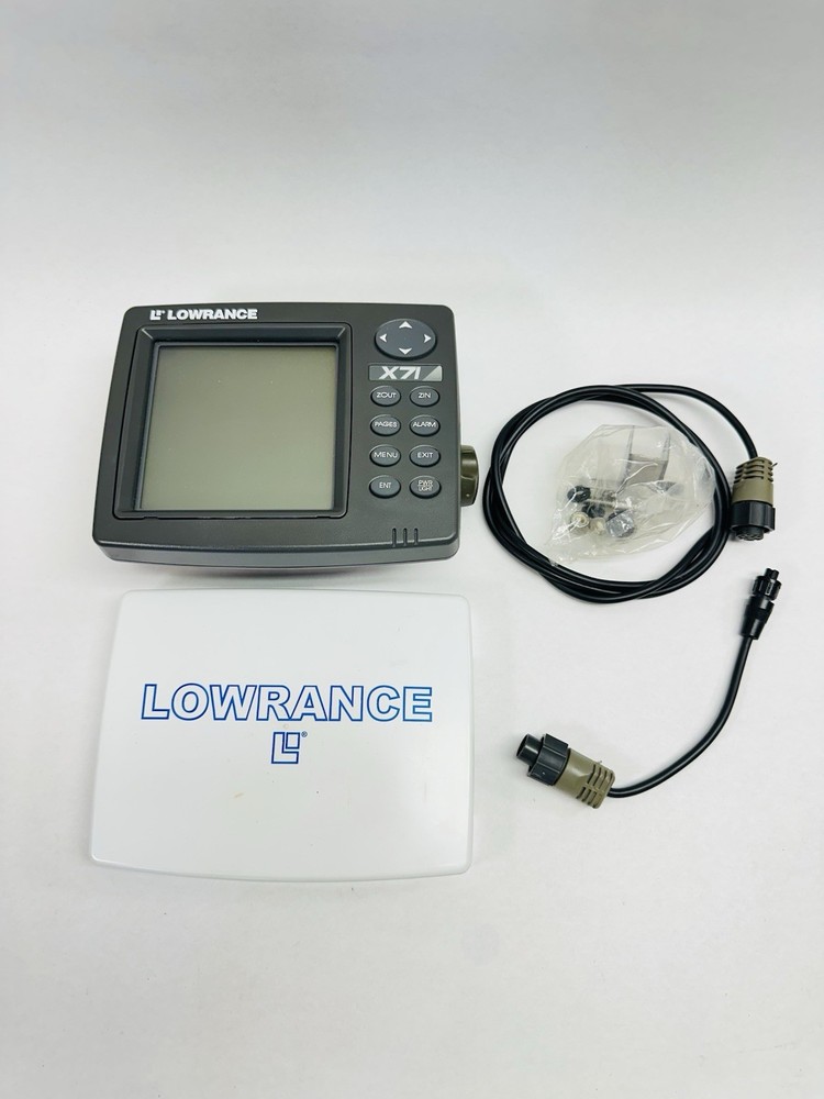 Lowrance X71 Head Unit / Cover - POWERS ON