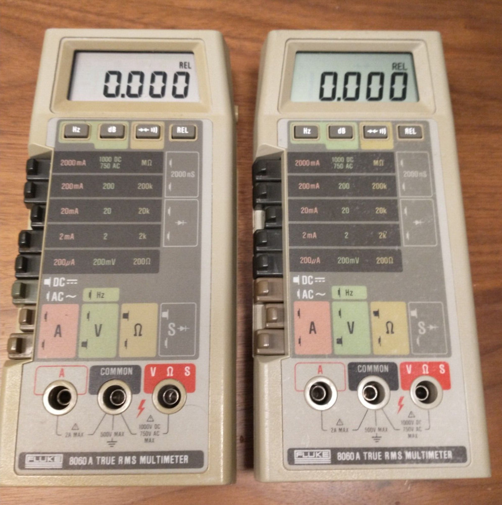 Fluke 8060A Replacement Display (custom designed, non-Fluke part)