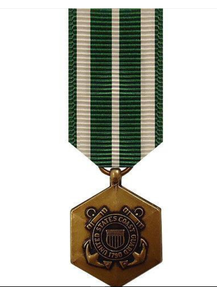 Vanguard COAST GUARD MINIATURE MEDAL: COMMENDATION