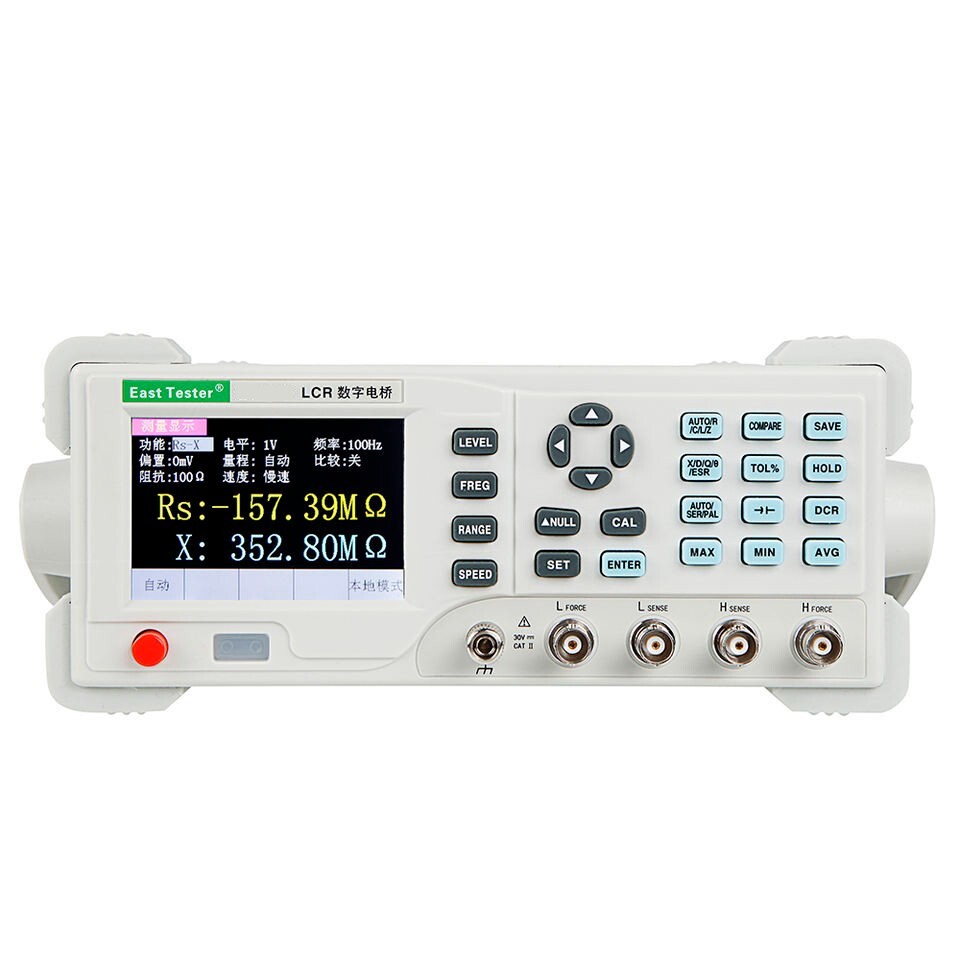 Digital LCR Bridge Meter Desktop LCR Tester 20kHz With 12 Test Frequency Points