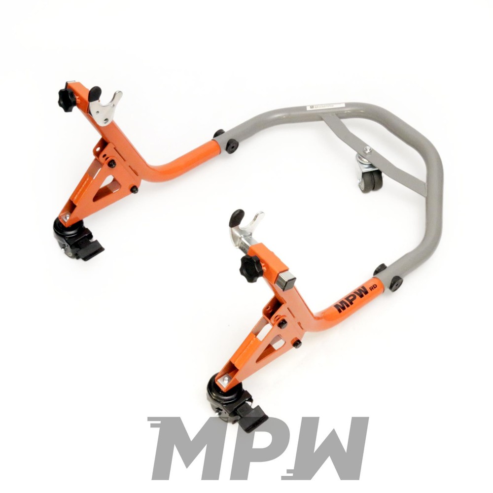 MPW Race Dept Motorcycle Mobile Dolly Rear Paddock Stand V Type