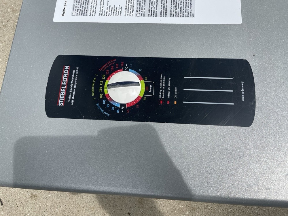 Stiebel Eltron Tempra 20B Electric Tankless Water Heater Great Condition