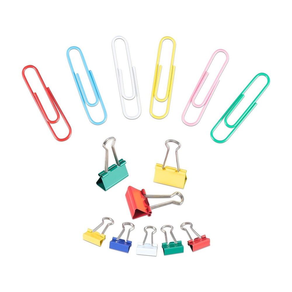 Staples Essentials Value Pack, 200 Assorted Clips (39251)