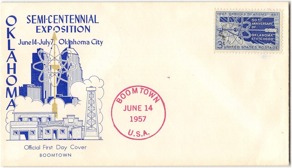 US #1092 First Day Cover (FDC), 1957