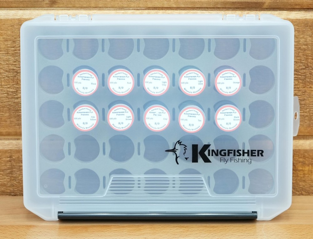 Kingfisher Fly Tying Thread with Assorted Fly Tying Thread