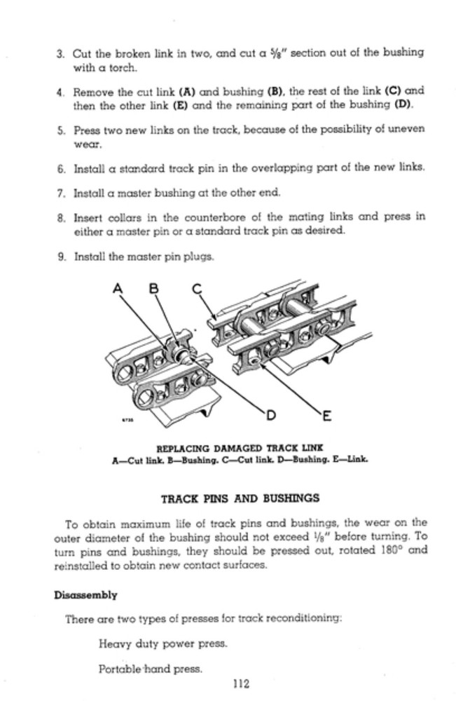 Caterpillar D4 Tractor Servicemen's Reference Book (please read description)