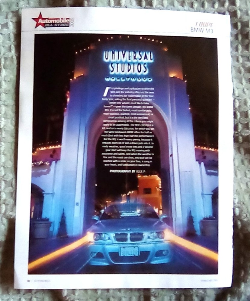 2005 BMW M3 print ad