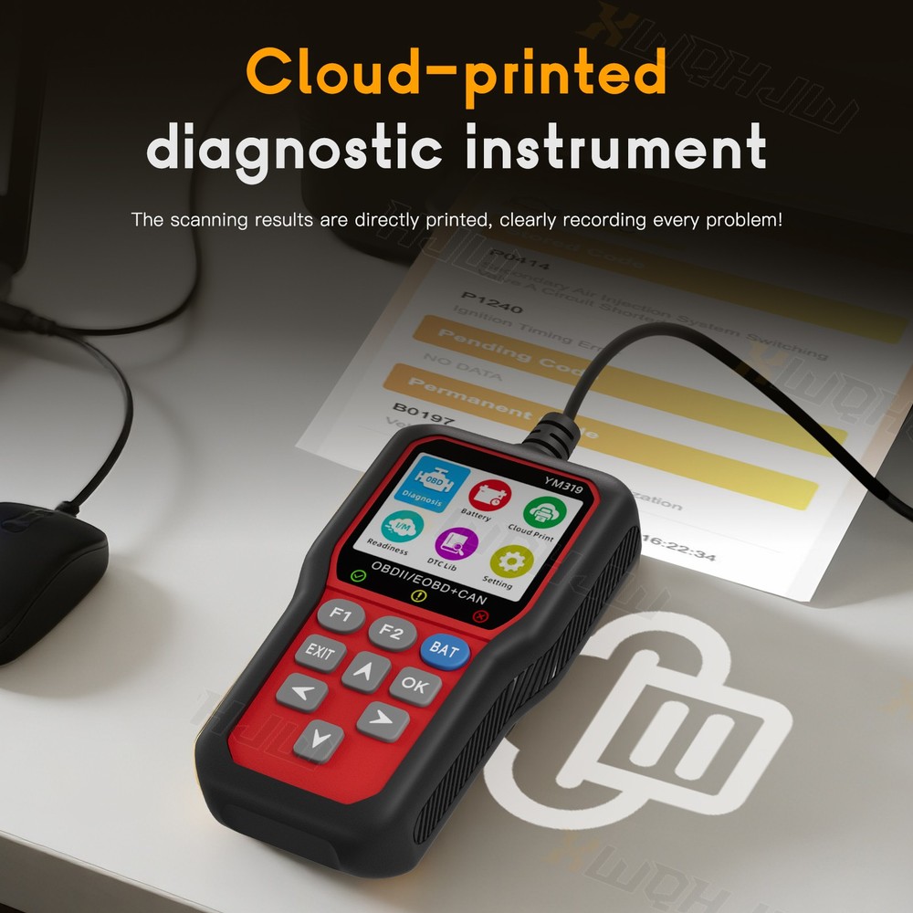 XWQHJW Code Reader Scanner OBD2 Trouble Codes Read Electronics For Ford Check