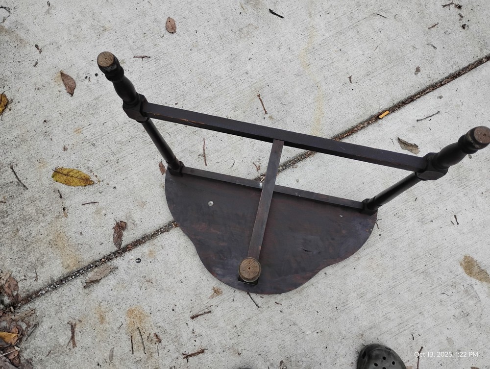 Antique-Demilune Entry Table / Side Table