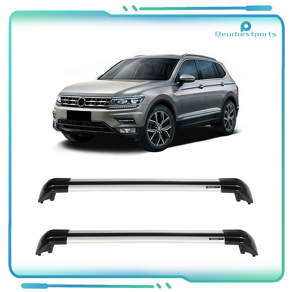 Roof Rack Cross Bar Set For 2010-2018 Volkswagen VW Tiguan Luggage Cargo Carrier