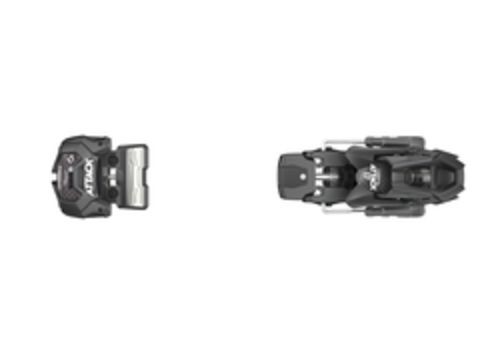Tyrolia Attack 17 GW Ski Bindings, Solid Black , No Brake MY26