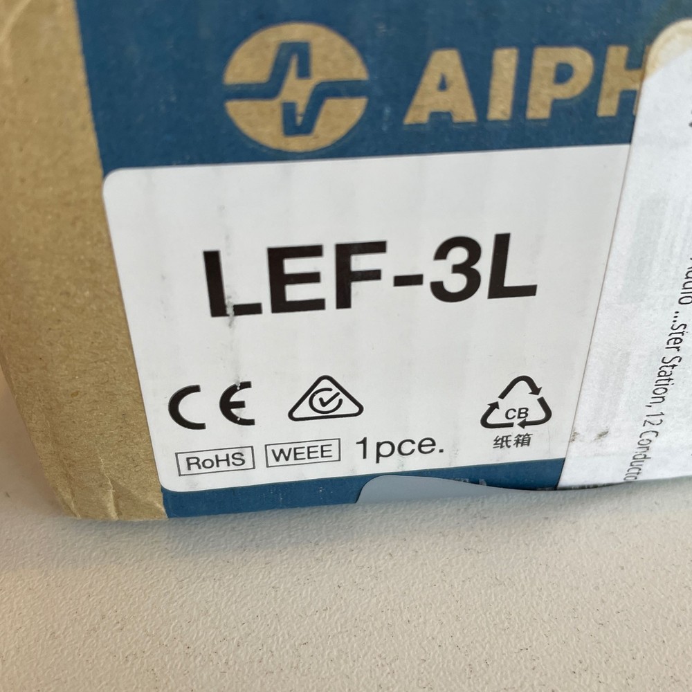 Aiphone LEF-3L 3-Call Master Intercom Station, White (12-Conductor)