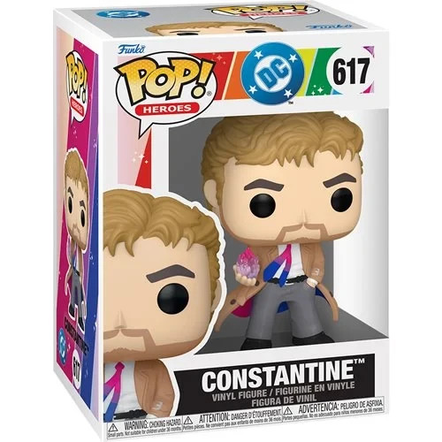Funko POP! DC Heroes Pride Constantine Figure 617 + Protector