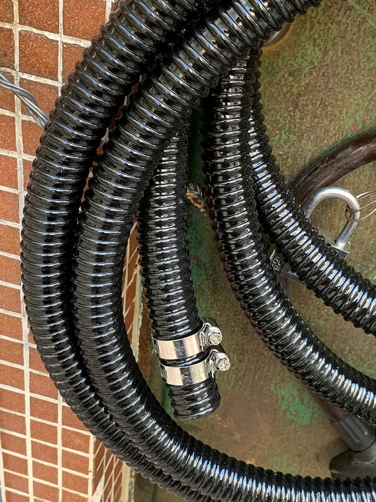 Flexible Plastic Drain Hose - 1.25" ID, 10 Ft