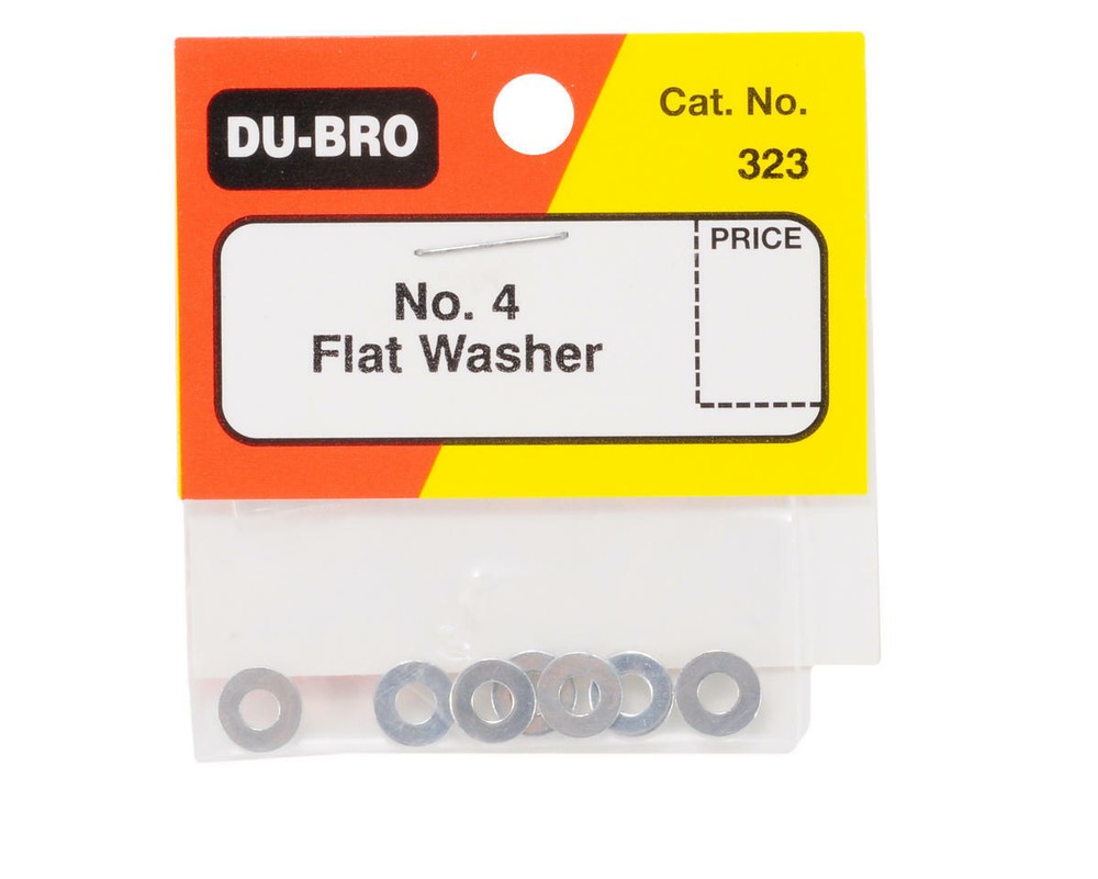 DuBro #4 Flat Washer (8) [DUB323]