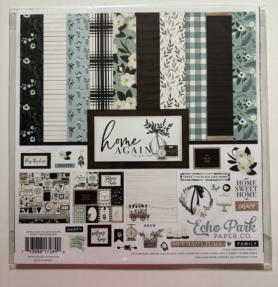 Echo Park 12 x 12 Paper Pack Multiple Variations Available-You Choose