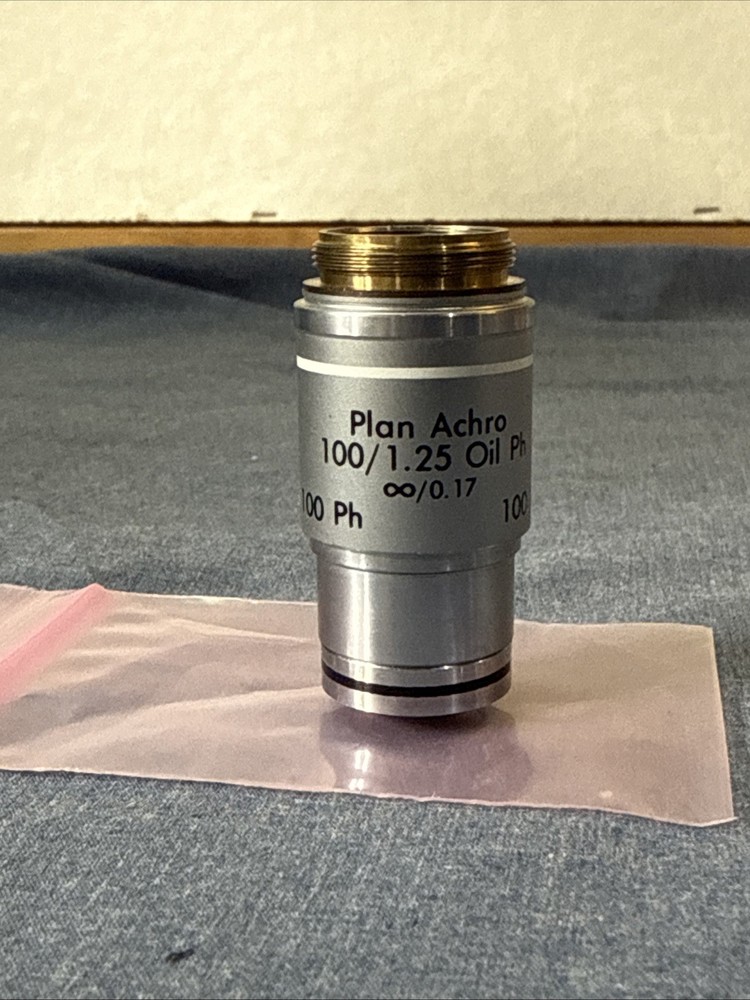 Reichert Plan Achro Microscope Objective #1745 100/1.25 Oil Ph