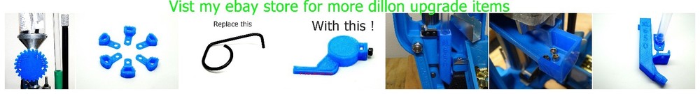 Dillon 1050 / Super Locator extended pin Tab set