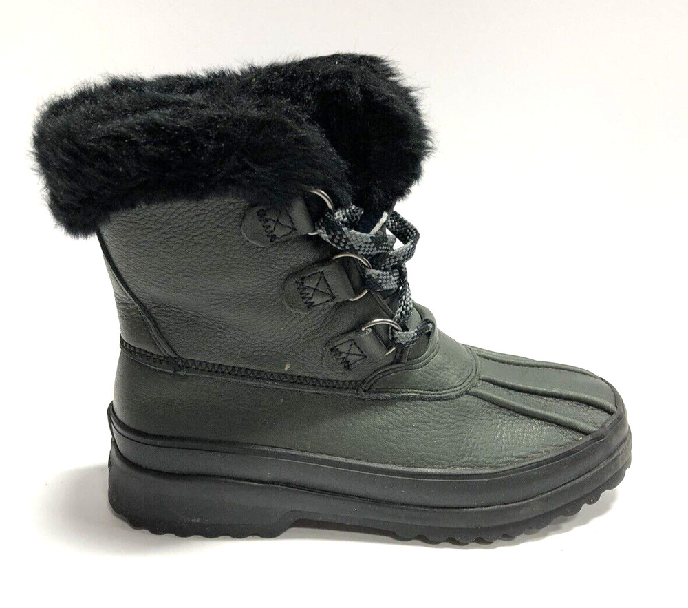 Sperry Maritime Womens Winter Boots Black Size 6.5M