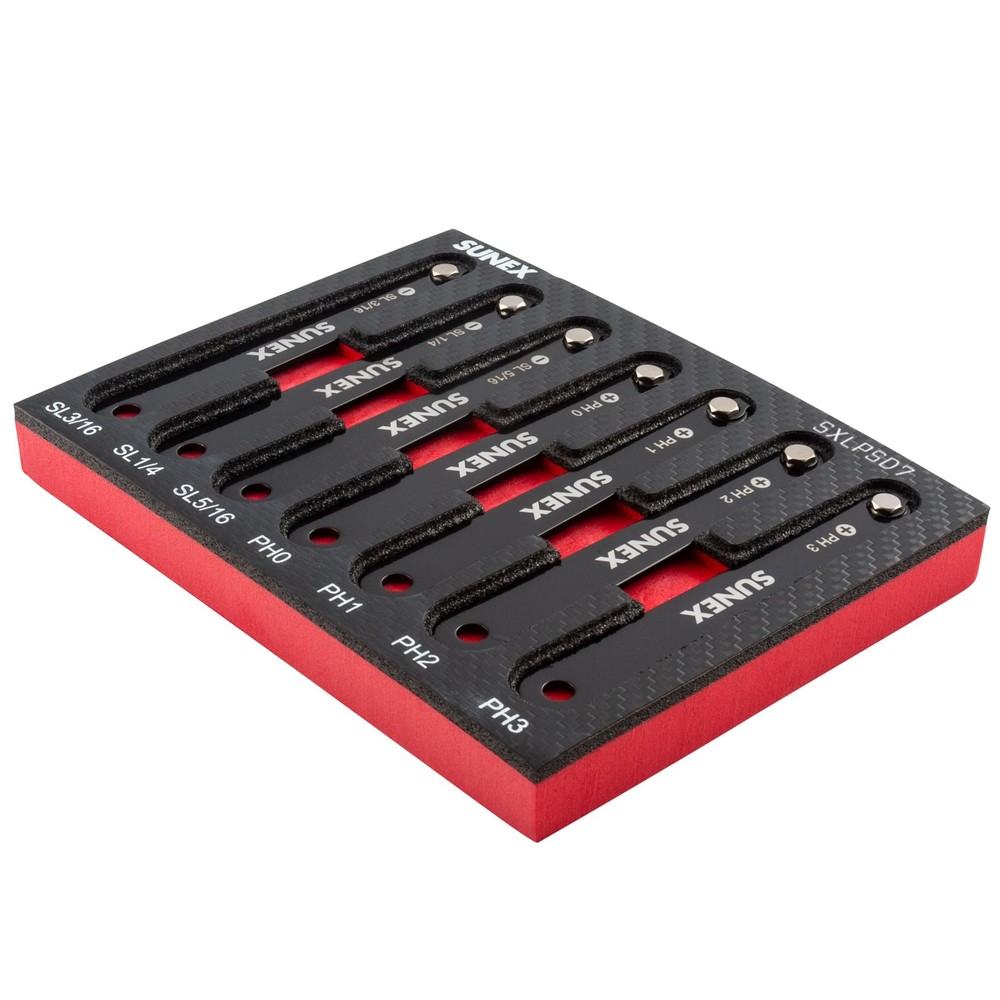 Low Profile Diamond Coated Phillips & Slotted Screwdriver Set