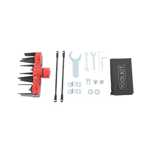 4-Tooth Multi-Function Weeding Wheel Weeding Attachment Wheel Grass Remover Tool