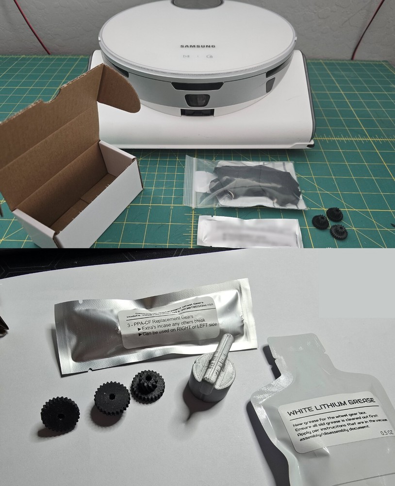 THE Original Replacement Samsung Jet Bot+ & AI+ Broken Wheel Gear Assembly