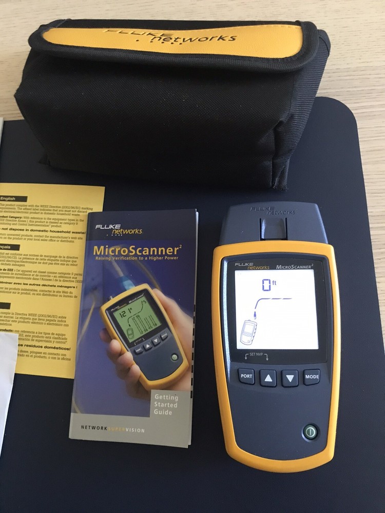 Fluke Networks  Microscanner2 Cable Verifier
