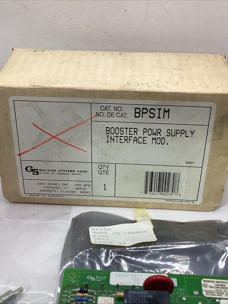 GS BPSIM Booster Power Supply Interface Module 256
